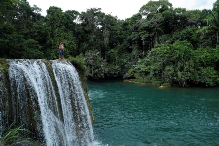 Las Conchas, el paraíso natural en Alta Verapaz con cascada de 10 metros de altura